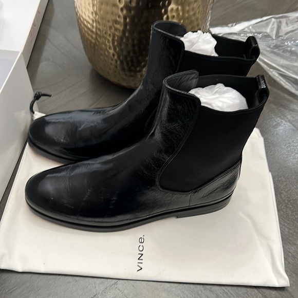 VINCE Cecyl Patent Ankle Boot - Picture 6 of 13